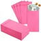 Pink Envelopes - Pack of 100, 6.5 x 3.5 in, 100gsm - Money Envelopes for Cash & Money Saving Challenge - Secure Seal Flap - Coin & Budget Storage
